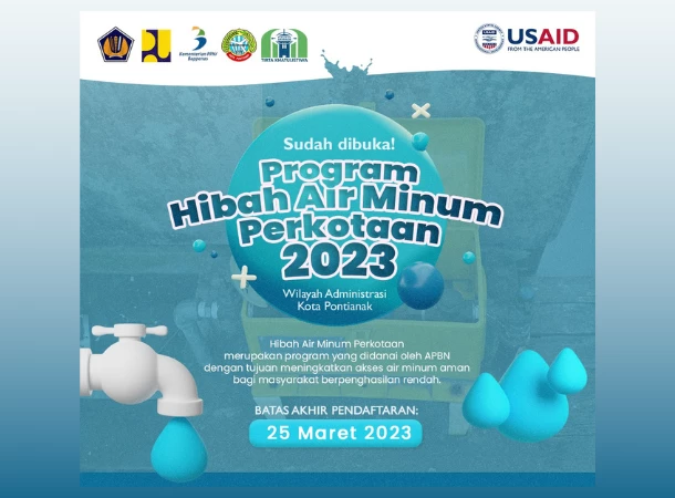 Program Hibah Air Minum Perkotaan 2023 Wilayah Administrasi Kota Pontianak